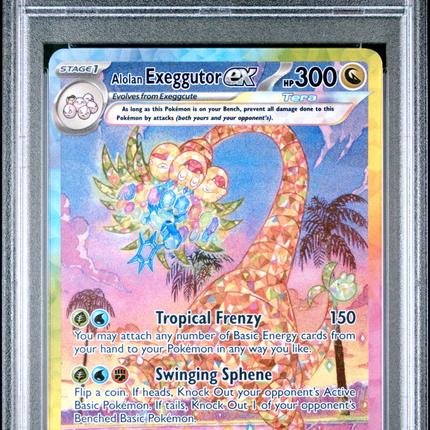 2024 Pokemon Surging Sparks Alolan Exeggutor EX SIR PSA 10 #242