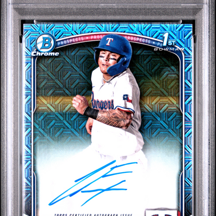 2025 Bowman Chrome Cody Freeman #CPACFR Hta Choice Ref 064/150 PSA 9 Auto