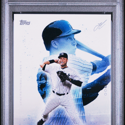 2019 Topps X Lindor Generational Icons Derek Jeter #7 PSA 10