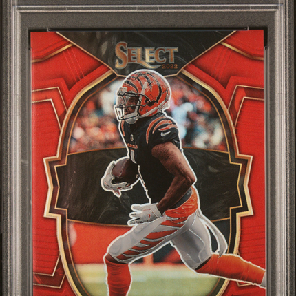 2022 Panini Select Ja'marr Chase #71 Red Prizm PSA 10 /99
