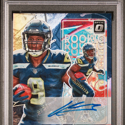 2022 Donruss Optic Rookie Gridiron Kings Kenneth Walker #RGK14 Auto PSA 10 /99