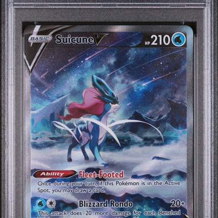 2023 Pokemon Sword And Shield Crown Zenith Suicune V Crown Zenith Fa PSA 10