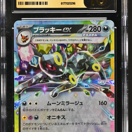 2024 Pokemon Terastal Fest EX Umbreon ex Japanese CGC 10 #093/187