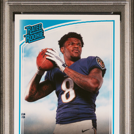 2018 Panini Donruss Lamar Jackson #317 PSA 10