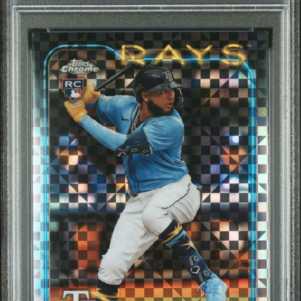 2024 Topps Chrome Junior Caminero #213 X Fractor PSA 10
