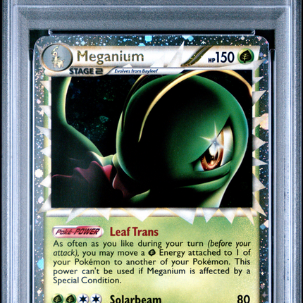 2010 Pokemon Heartgold & Soulsilver Meganium PSA 7 #109
