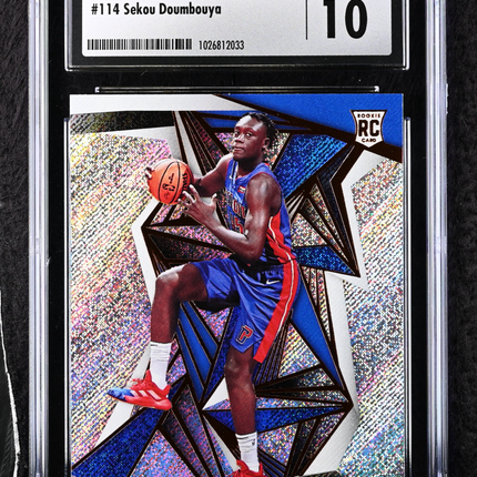 2019-20 Panini Revolution Sekou Doumbouya #114 CGC 10