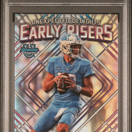 2023 Bowman U Chrome Unexpected Delights Early Risers Drake Maye #ER2 PSA 10