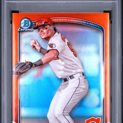 2025 Bowman Chrome Prospects Travis Bazzana #BCP131 Orange Ref 13/25 PSA 9