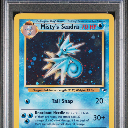 2000 Pokemon Gym Heroes Misty's Seadra Holo-Prerelease PSA 7 #9