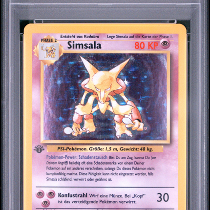 1999 Pokemon German Simsala 1st Edition German PSA 6 #1