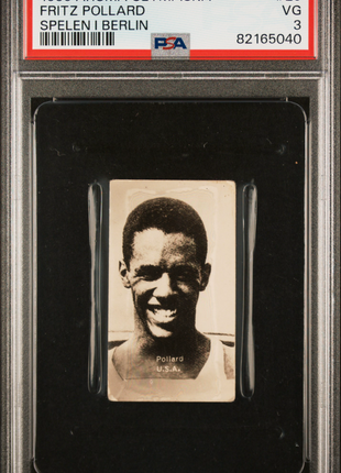 1936 Aroma Olympiska Spelen I Berlin Fritz Pollard #29 PSA 3