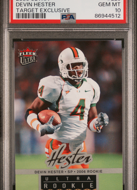 2006 Ultra Devin Hester #229 Target Exclusive PSA 10
