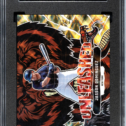 2023 Donruss Jasson Dominguez #U20 Unleashed /999 SGC 10