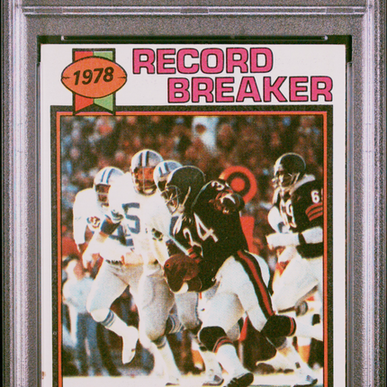 1979 Topps Walter Payton #335 Record Breaker PSA 4