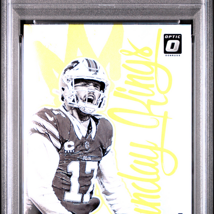 2024 Panini Donruss Optic Sunday Kings Josh Allen #5 PSA 10