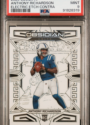 2023 Panini Obsidian Anthony Richardson #144 PSA 9