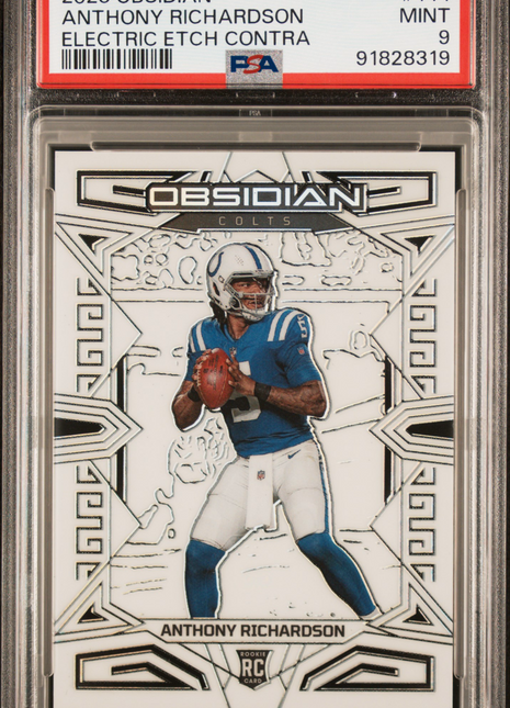 2023 Panini Obsidian Anthony Richardson #144 PSA 9