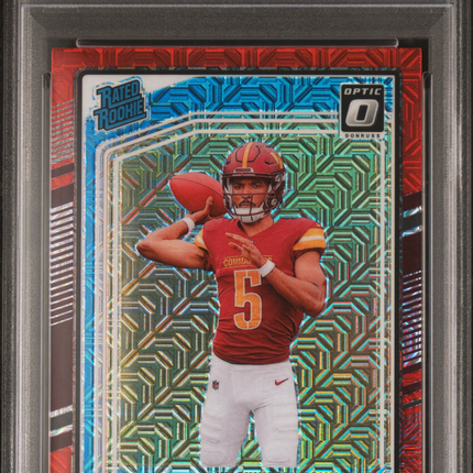 2024 Panini Donruss Optic Jayden Daniels #248 Red Mojo PSA 10