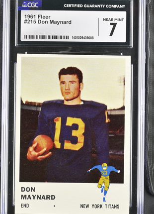 1961 Fleer Don Maynard #215 CGC 7