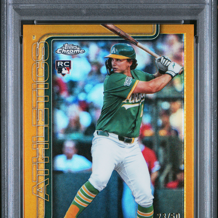 2025 Topps Chrome Update Nick Kurtz #178 Gold Refractor 23/50 PSA 9