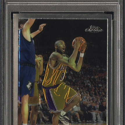 1996 Topps Chrome Kobe Bryant #138 PSA 8