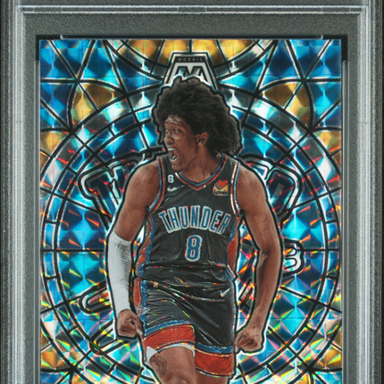 2022 Panini Mosaic Stained Glass Jalen Williams #4 PSA 10