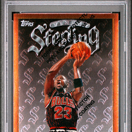 1996 Finest Michael Jordan #50 W Coating PSA 9