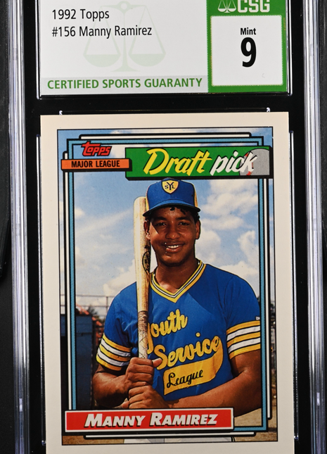 1992 Topps Manny Ramirez #156 CGC 9