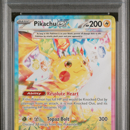2024 Pokemon Surging Sparks Pikachu EX Special Illustration Rare PSA 9 #238