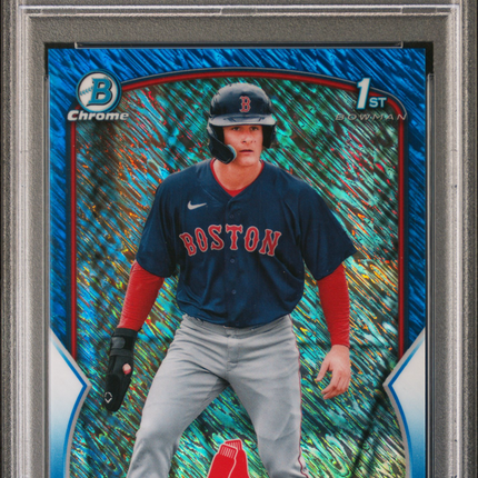 2023 Bowman Chrome Roman Anthony #BCP71 Blue Shimmer 027/150 PSA 10