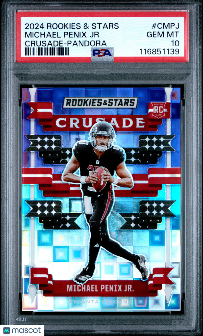 2024 Panini Rookies & Stars Crusade Michael Penix JR. #CMPJ Pandora PSA 10 /135