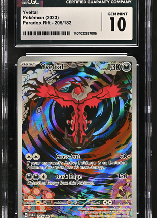 Pokémon Yveltal #205/182 English CGC 10