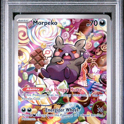 2023 Pokemon Par EN-Paradox Rift Morpeko Illustration Rare PSA 10 #206