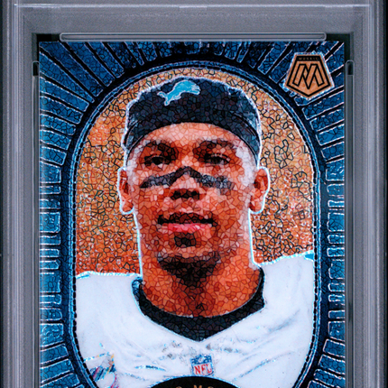 2025 Panini Mosaic Micro Mosaic Amon-Ra ST. Brown #18 PSA 9
