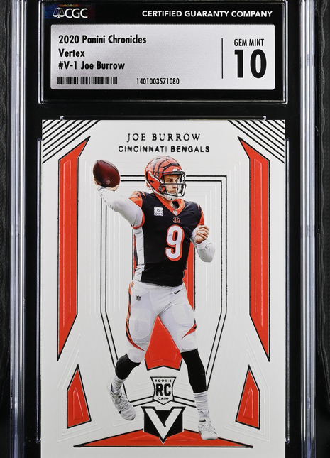 2020 Chronicles Joe Burrow #V-1 CGC 10