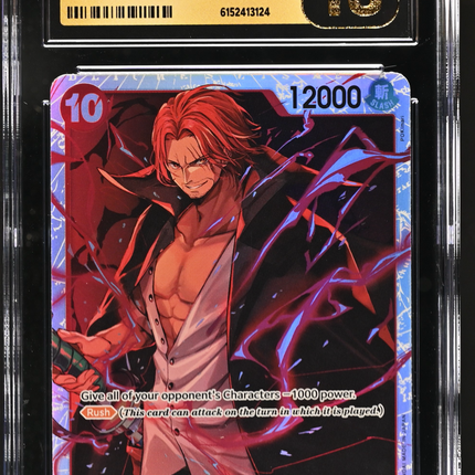 2024 One Piece Emperors In The New World Shanks CGC 10 #OP09-004