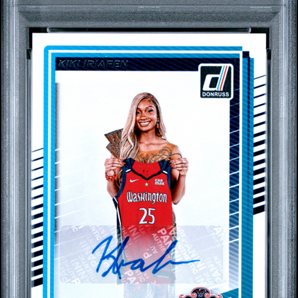 2025 Panini Donruss WNBA Kiki Iriafen #94 Signature PSA 10