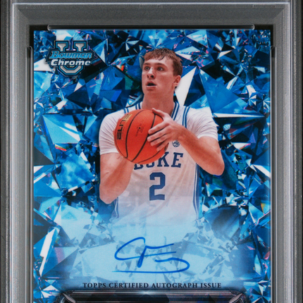 2024 Bowman University Chrome Sapphire Selections Cooper Flagg #SSACF PSA 7 Auto