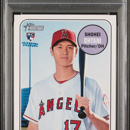 2018 Topps Heritage Shohei Ohtani #600 PSA 9