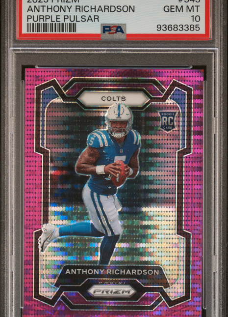 2023 Panini Prizm Anthony Richardson #343 PSA 10