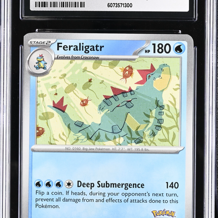 2025 Pokemon Black Star Promos Feraligatr CGC 9 #213