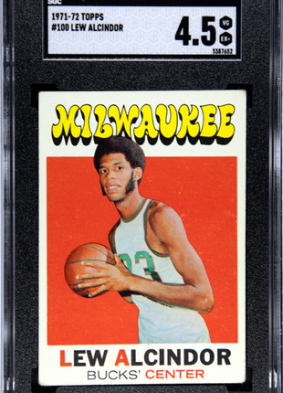 1971 Topps Lew Alcindor #100 SGC 4.5