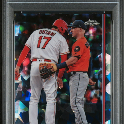 2019 Topps Chrome Sapphire Edition Al West Studs Ohtani #266 PSA 10