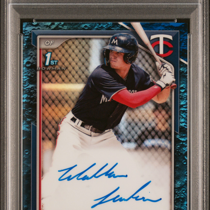 2024 Bowman Chrome Prospect Walker Jenkins #CPAWJ Blue Lunar 040/150 PSA 10 Auto