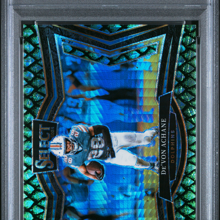 2024 Panini Select De'von Achane #432 Dragon Scale Prizm PSA 10 /70