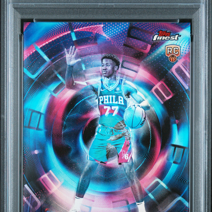 2025 Topps Finest Pulse VJ Edgecombe #P-12 PSA 10