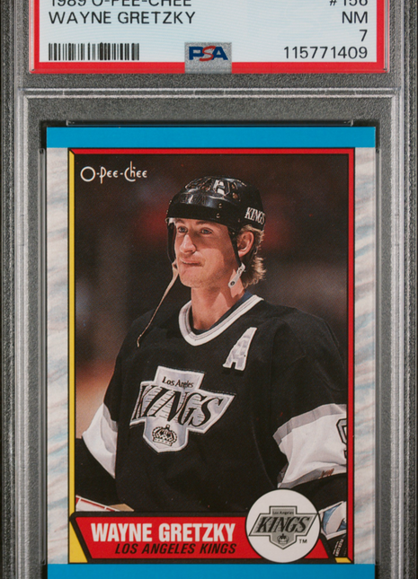 1989 O-Pee-Chee Wayne Gretzky #156 PSA 7