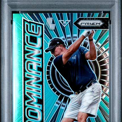 2024 Panini Prizm LIV Golf Dominance Phil Mickelson #14 Teal PSA 10