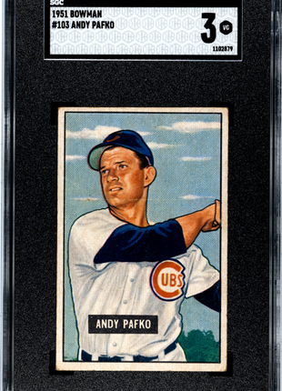 1951 Bowman Andy Pafko #103 SGC 3